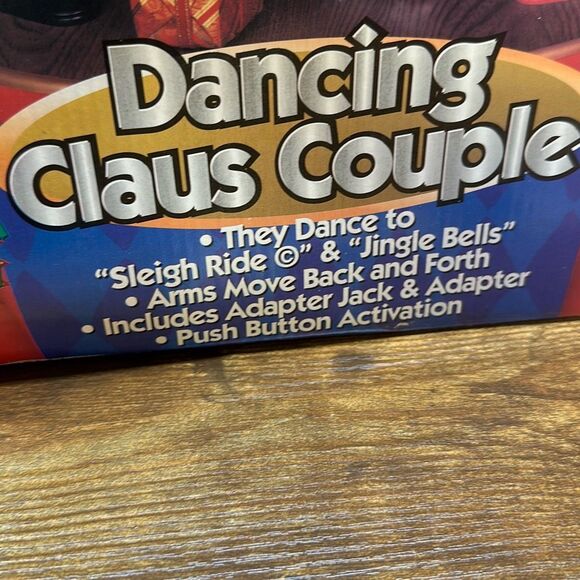 1998 Gemmy Dancing Claus Couple Animated Dancing Singing Santa & Mrs Claus WORKS - Picture 10 of 12